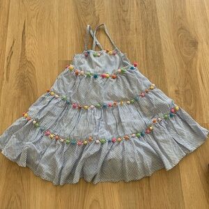 Maggie &zoe size 3T blue and white stripe dress